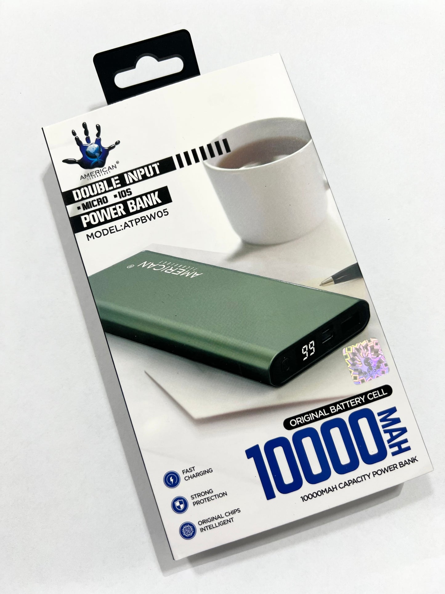 POWER BANK AMERICAN 10000MAH
