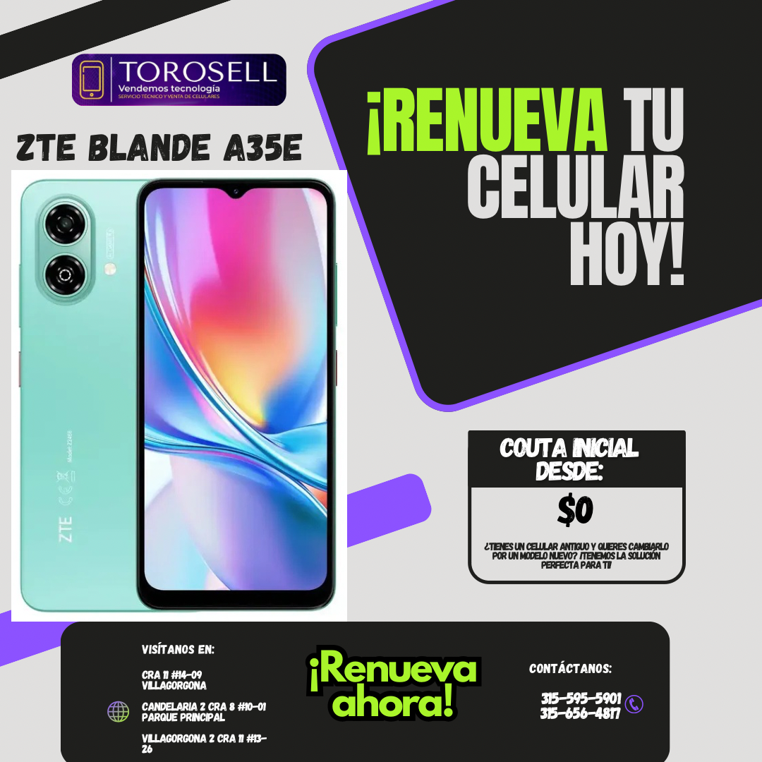 ZTE BLANDE A35E 2/64GB