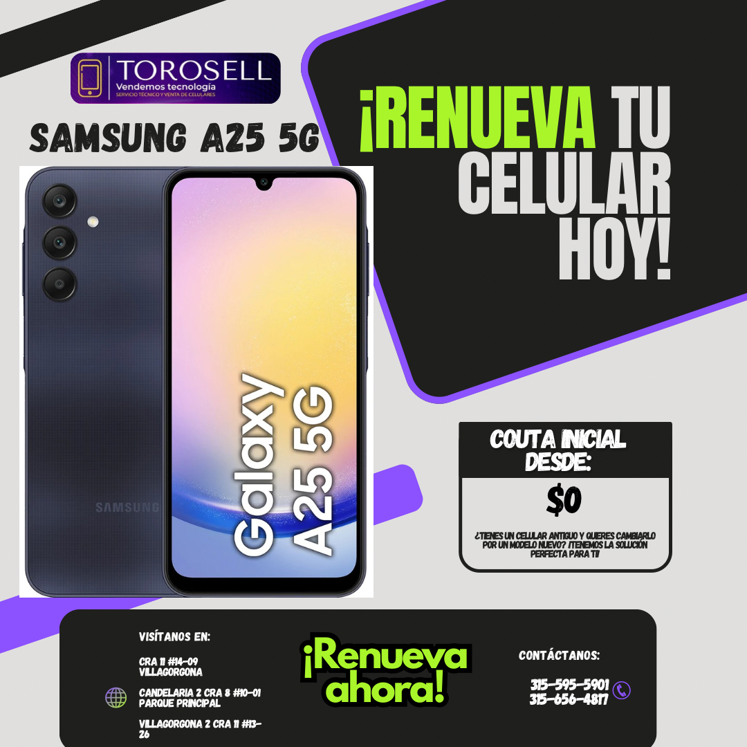 SAMSUNG A25 5G 6/128GB