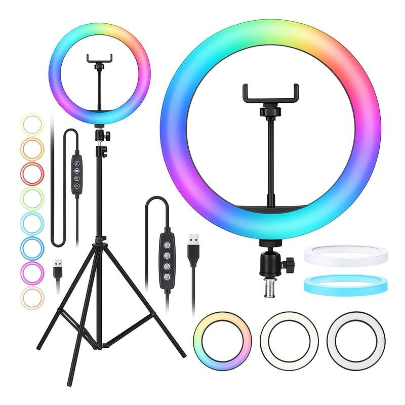 ARO LUZ 26CM RGB LED