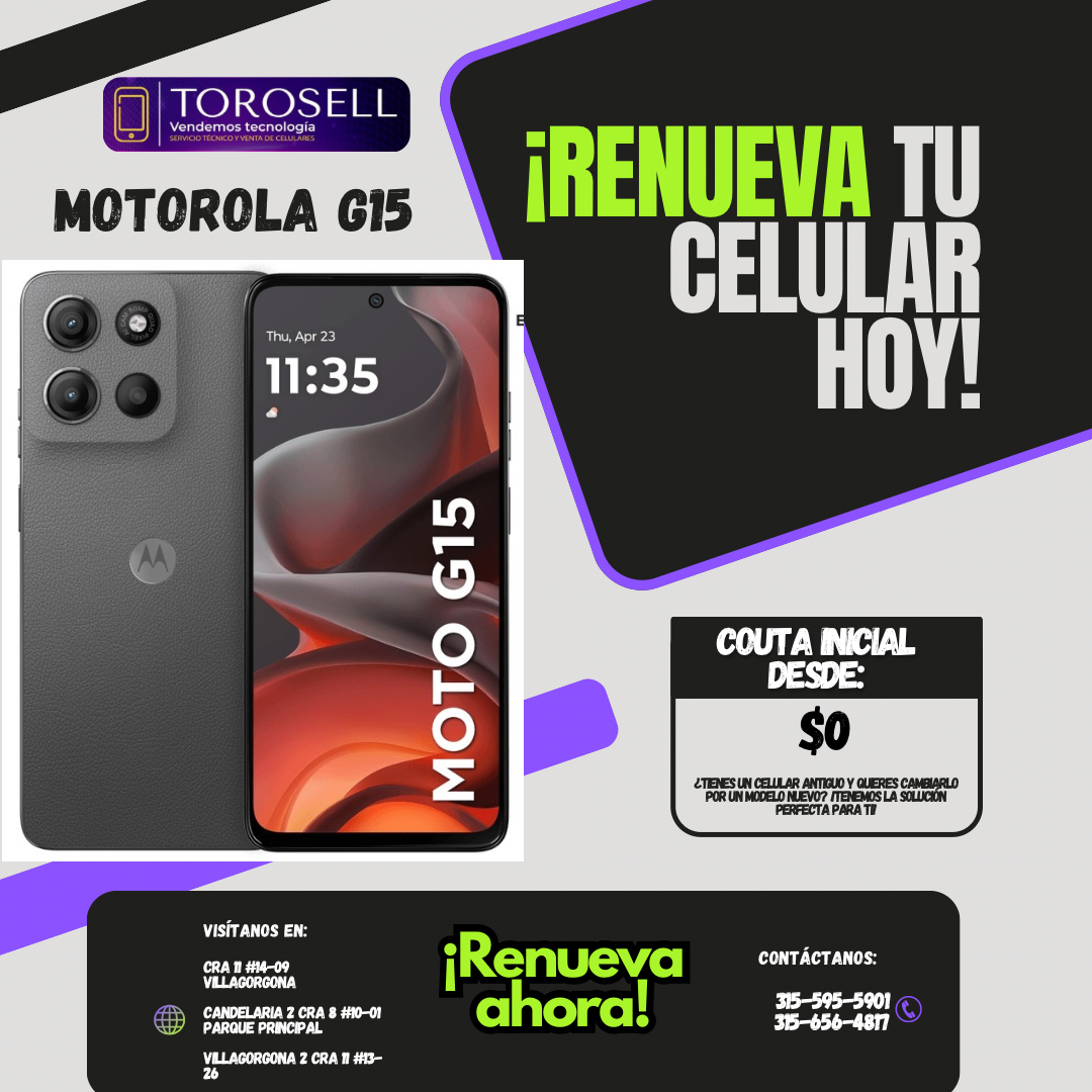 MOTOROLA G15 4/256