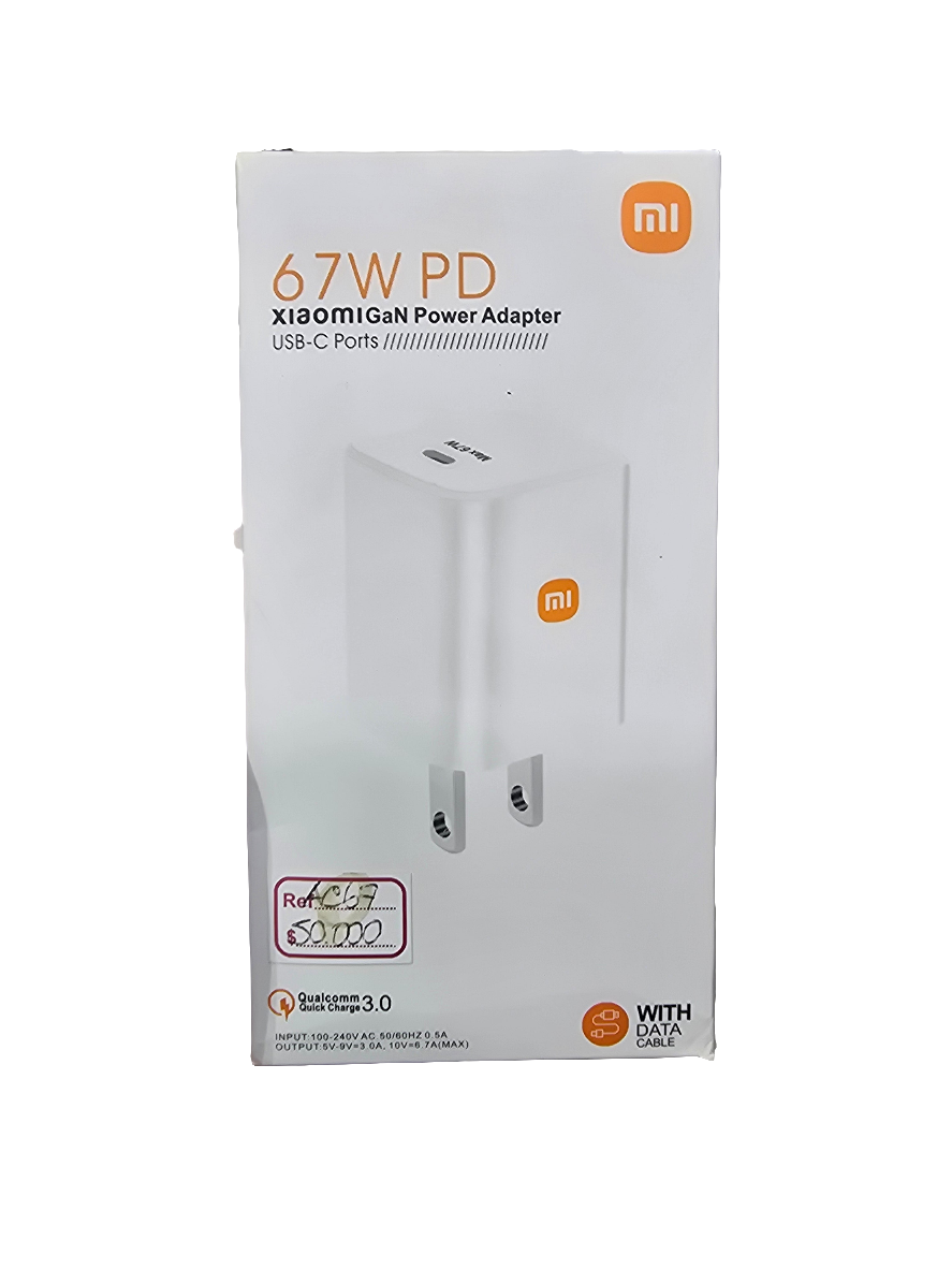 XIAOMI GAN POWER 67W TIPO C A C