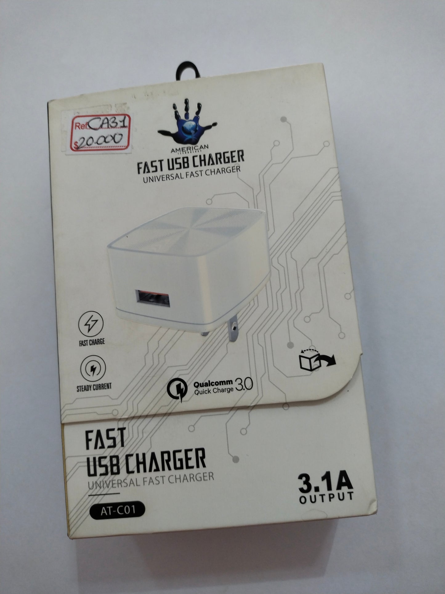 CARGADOR CARGA RÁPIDA AMERICAN AT-C01