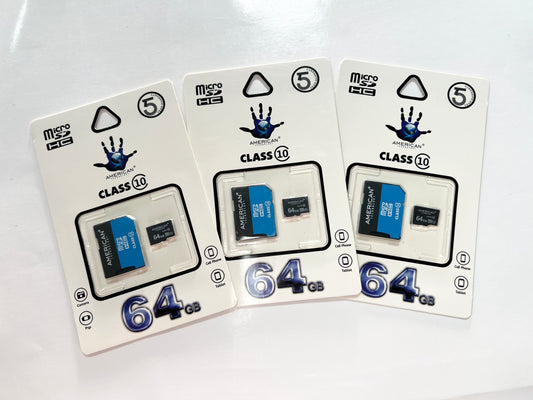 MEMORIA MICRO SD 64GB AMERICAN