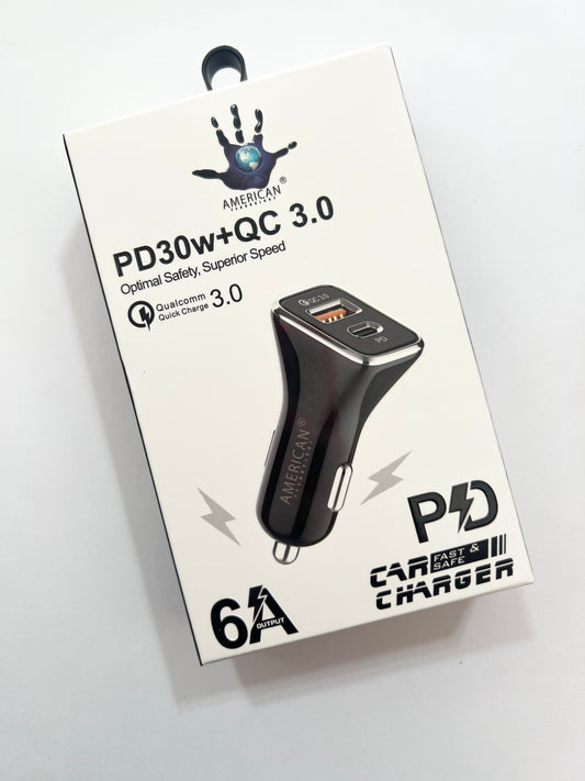 CARGADOR DE CARRO USB/TC AMERICAN