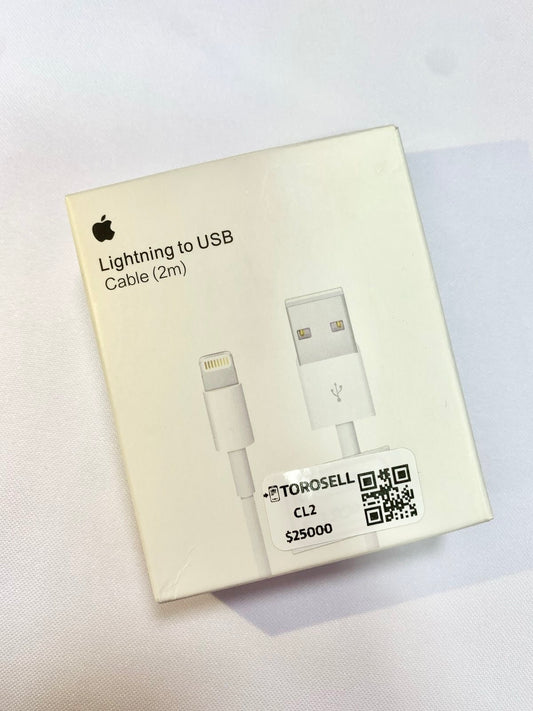 CABLE LIGHTNING IPHONE USB A IPHONE 2 METROS