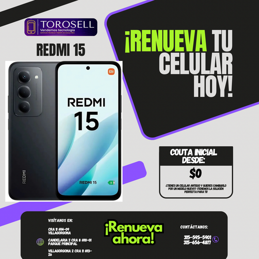 REDMI 15 8/255