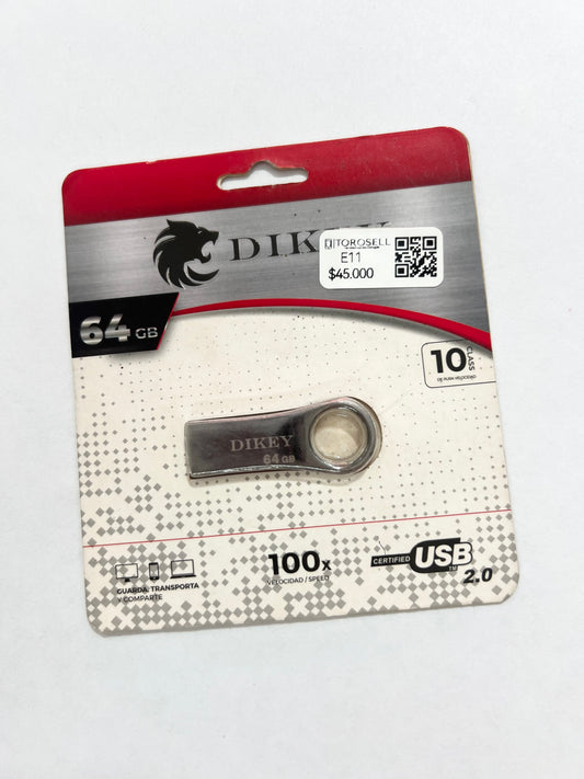 MEMORIAS USB 64GB DIKEY