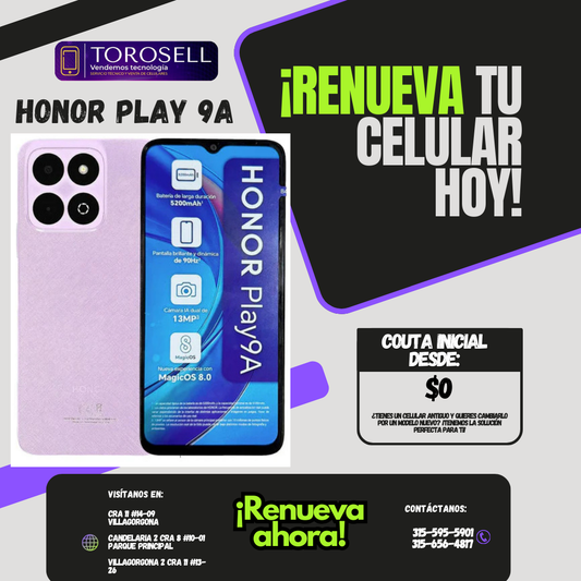 HONOR PLAY 9A 4/128gb