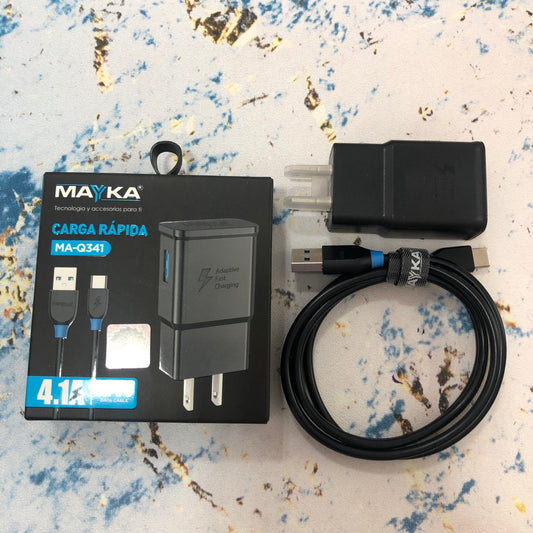 CARGADOR MAYKA TIPO C 4.1A