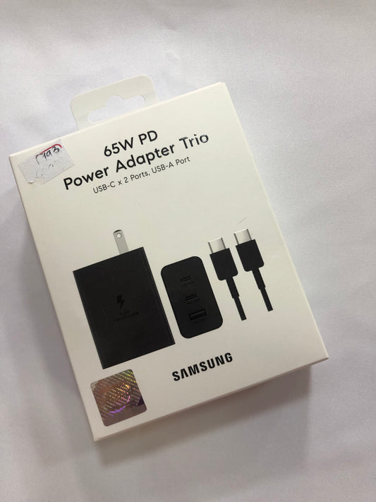CARGADOR ORIGINA SAMSUNG 65W ADAPTADOR TRIO