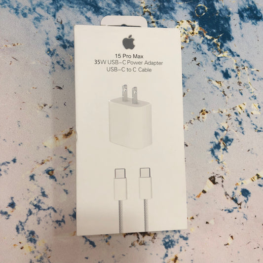 CARGADOR IPHONE TIPO C A TIPO C 35W