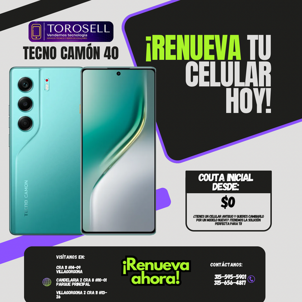 TECNO CAMÓN 40 8/256