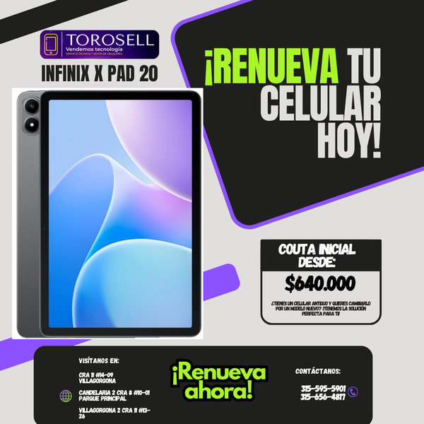 TABLET INFINIX X PAD 20