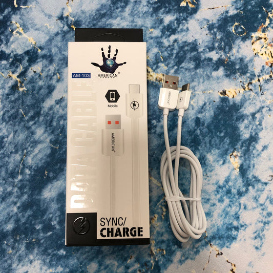 CABLE AMERICAN TIPO C A USB