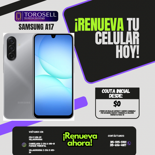 SAMSUNG A17 8/256