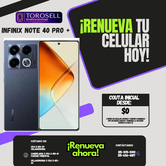 INFINIX NOTE 40 PRO + 12/256GB