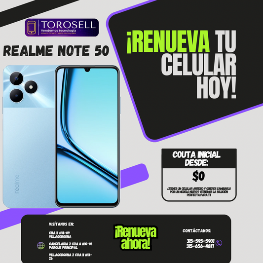 REALME NOTE 50 4RAM/128GB