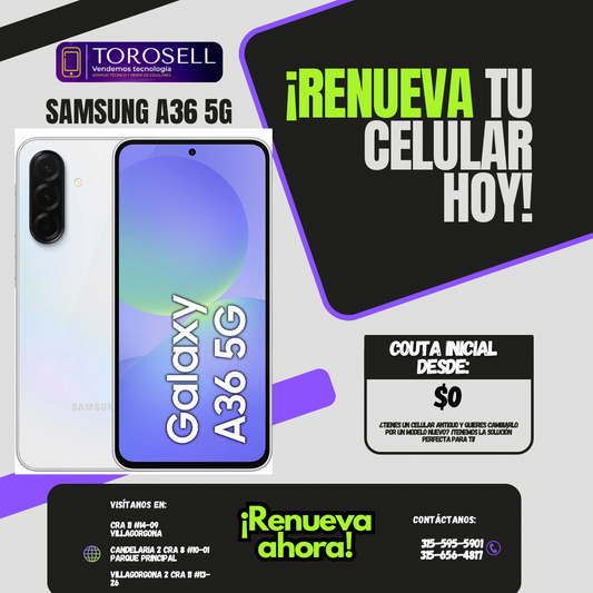 SAMSUNG A36 5G 8/256