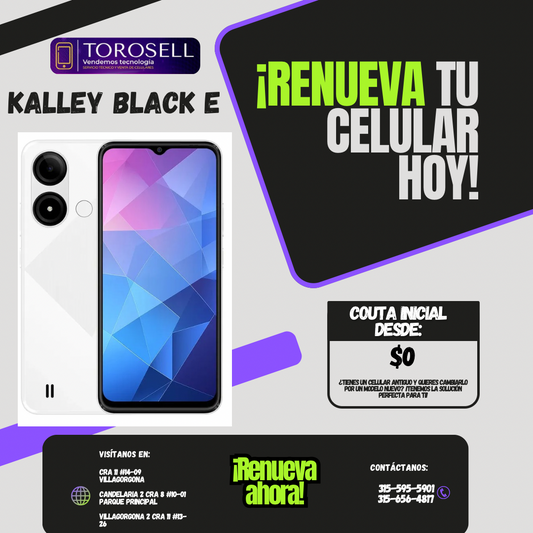 KALLEY BLACK E 4RAM/64GB