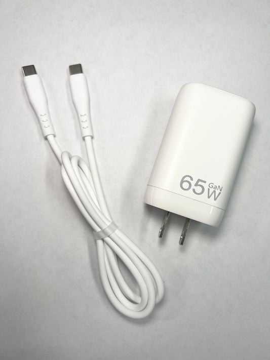 CARGADOR 65W SUPER RAPIDA TIPO C Y USB