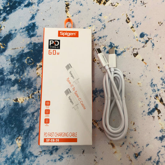 CABLE SPIGEN TIPO C A TIPO C 60W