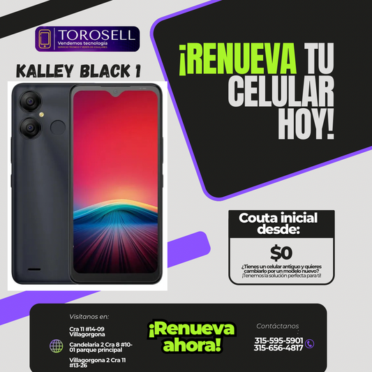 KALLEY BLACK 1 3RAM/128GB