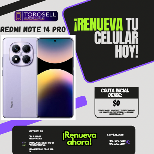 REDMI NOTE 14 PRO 8/256