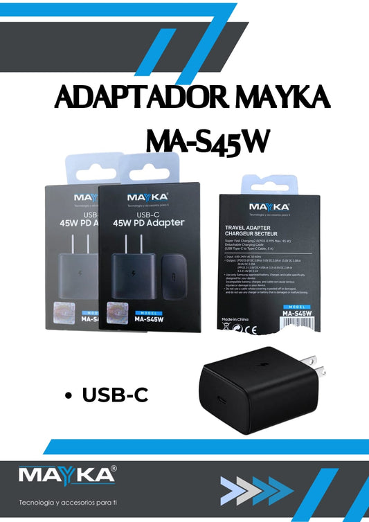 ADAPTADOR MAYKA 45W