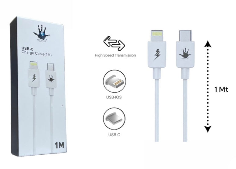 CABLE IPHONE AMERICAN TIPO C A IPHONE