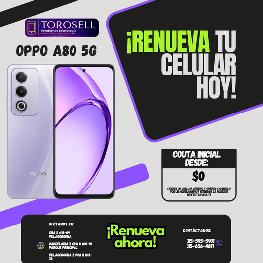 OPPO A80 5G 8+8-256GB