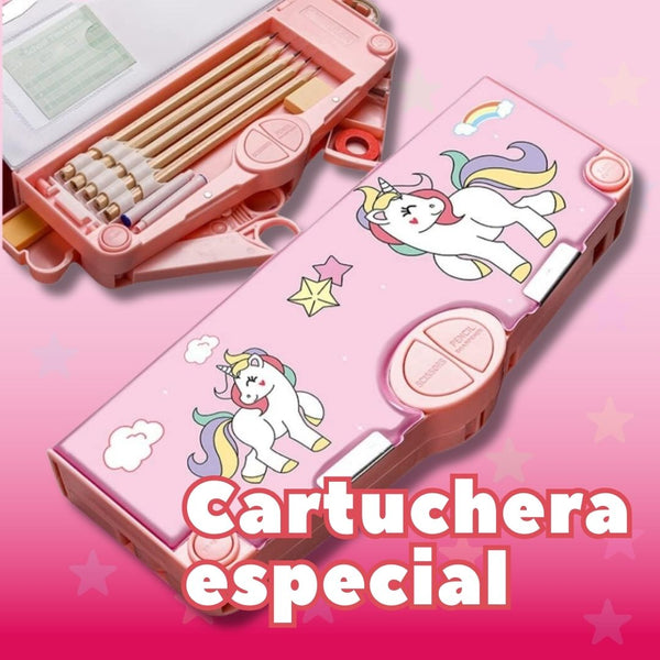 CARTUCHERA UNICORNIO DINOSAURIO ASTRONAUTA