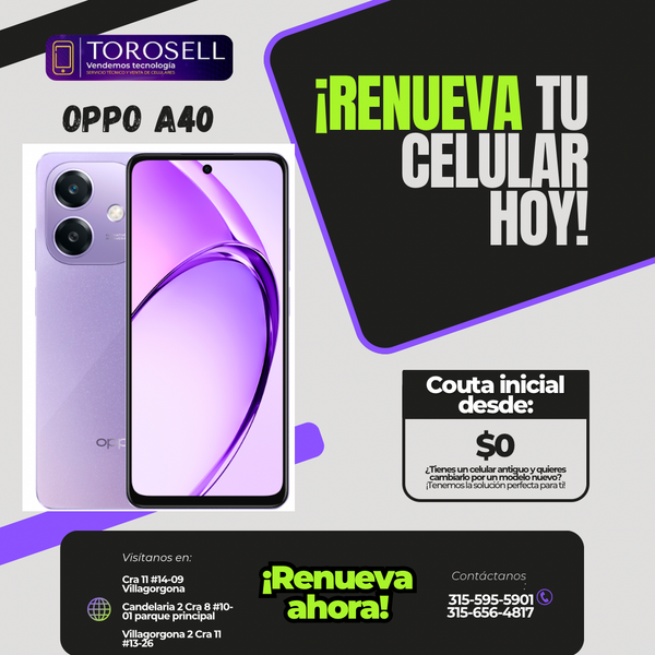 OPPO A40 4RAM/256GB