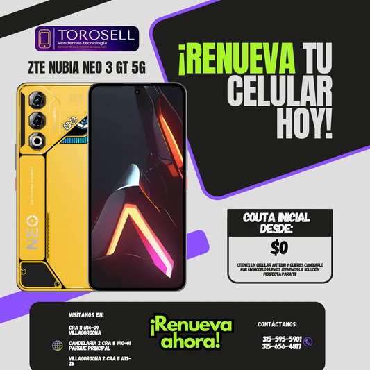 ZTE NUBIA NEO 3 GT 5G 8/256