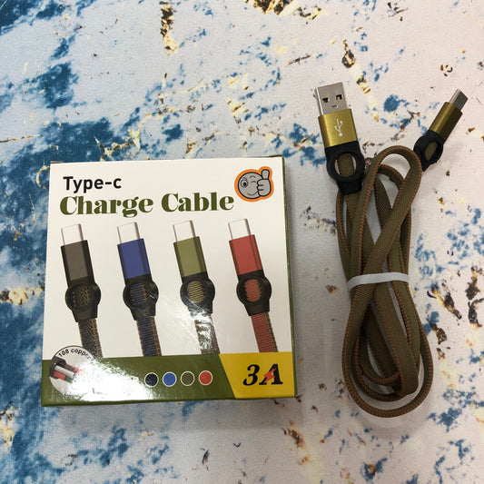 CABLE USB A TIPO C 3A