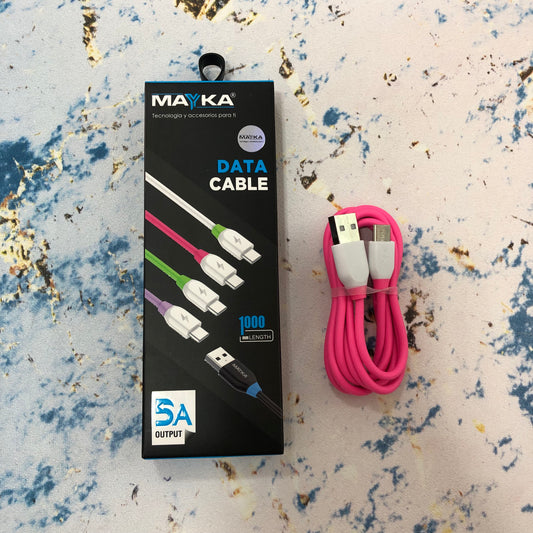 CABLE MAYKA USB A TIPO C 5A