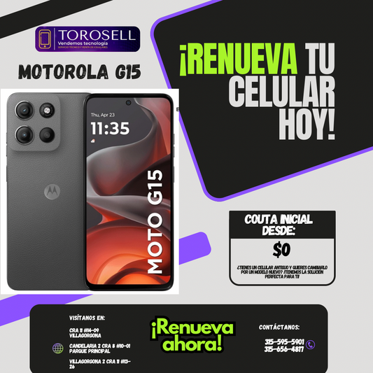 MOTOROLA G15 4/256