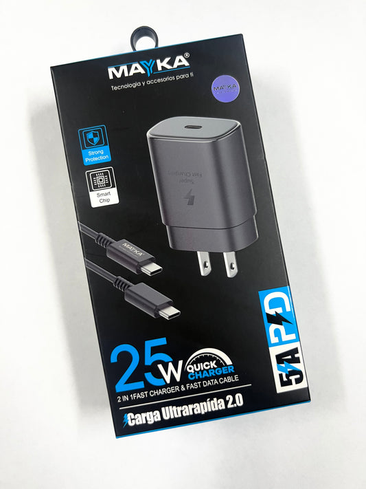 CARGADOR DE MAYKA TC A TC 25W