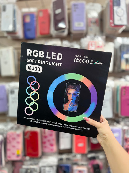 ARO DE LUZ 33CM RGB LED