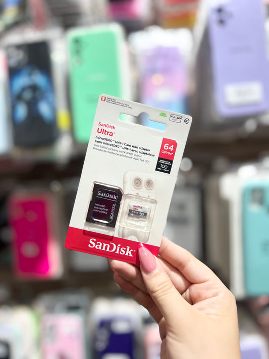 MEMORIA MICRO SD SANDISK 64GB