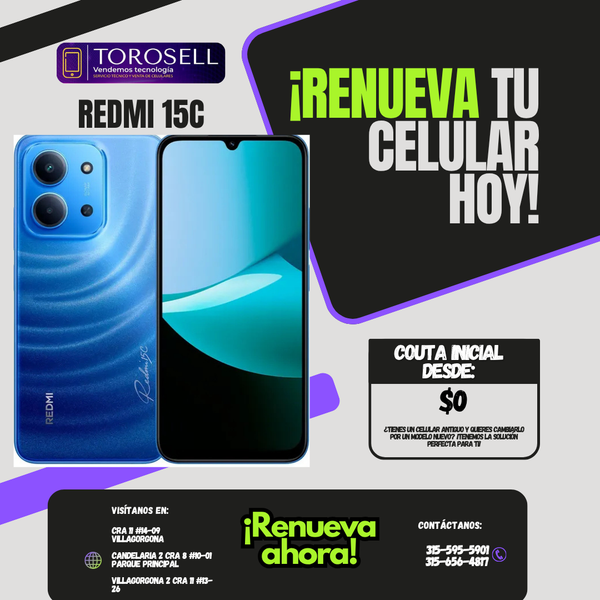 REDMI 15C 4/256